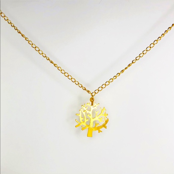 ♡ 2 for 20$ ♡ Gold Tree of Life pendant Necklace - Picture 1 of 5